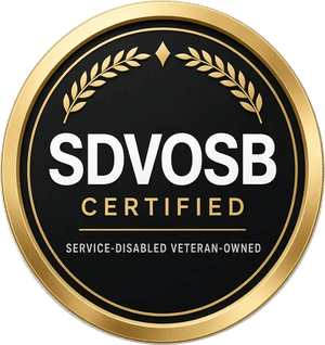 Service-Disabled Veteran-Owned Small Business badge